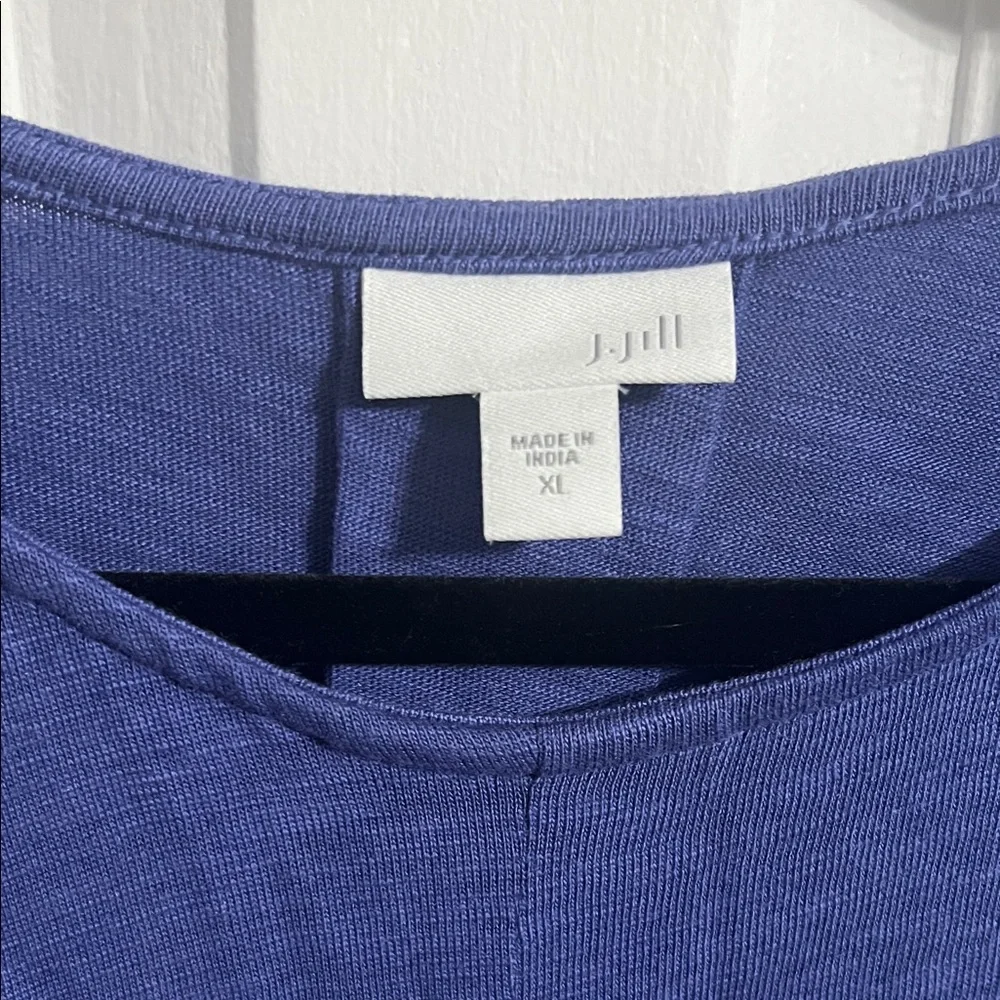 J. Jill Sleeveless Blue Dress - Picture 2 of 3